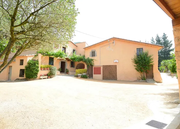 Apartamento Con Jardin, Barbacoa Y Piscina En Pleno Montseny Mas Romeu Turisme Rural