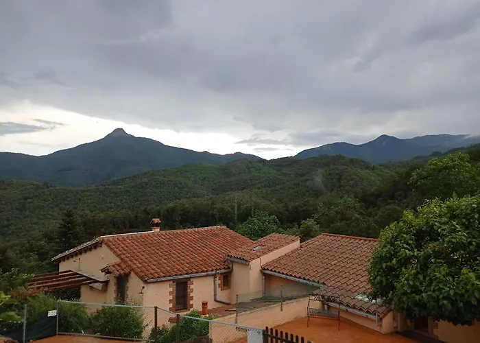 Apartamento Con Jardin, Barbacoa Y Piscina En Pleno Montseny Mas Romeu Turisme Rural